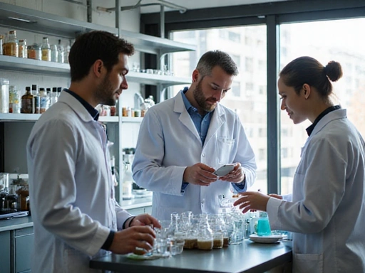 Olivetra team collaborating in modern wellness laboratory